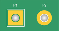 Min. Non-plated holes